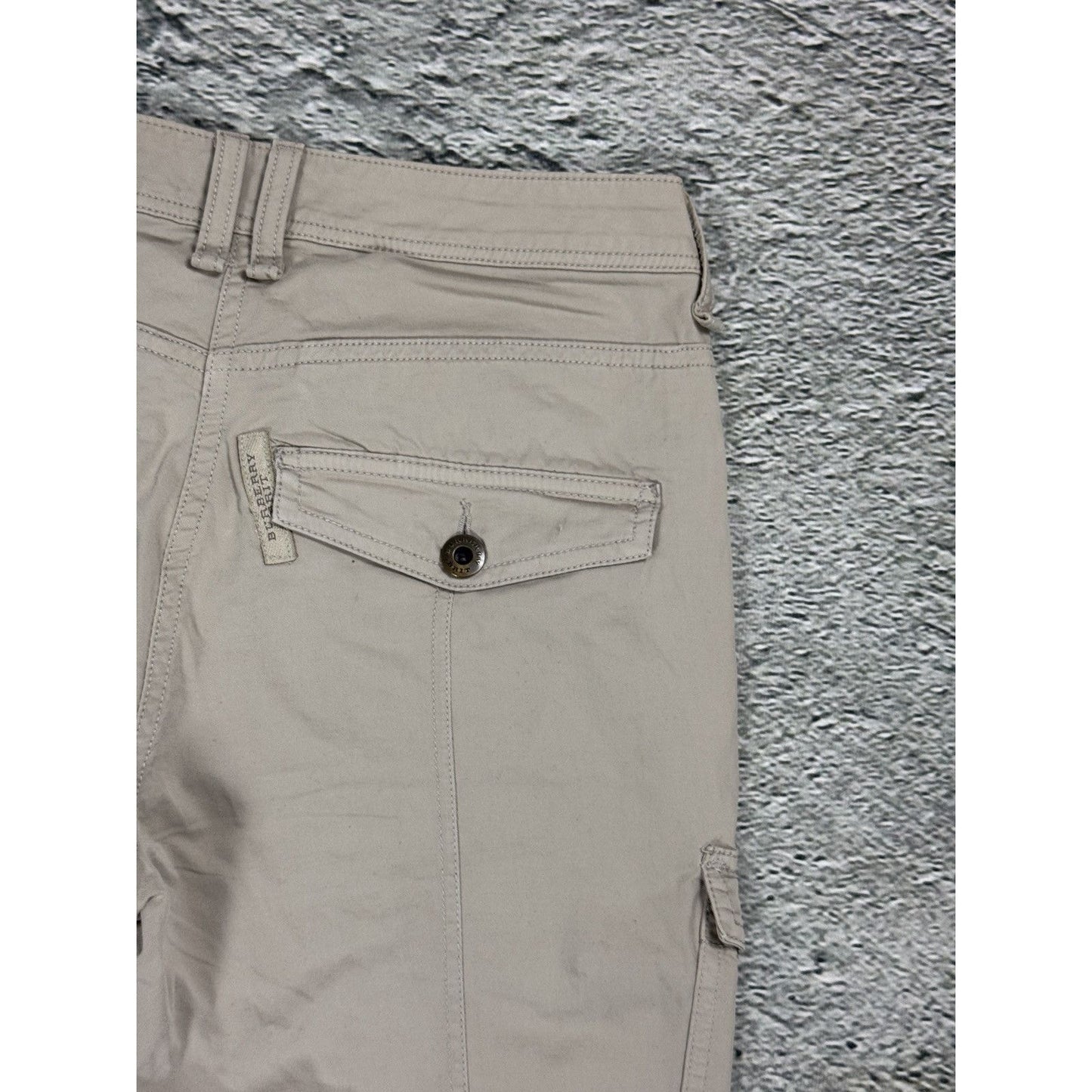 Burberry skinny cargo pants beige Brit