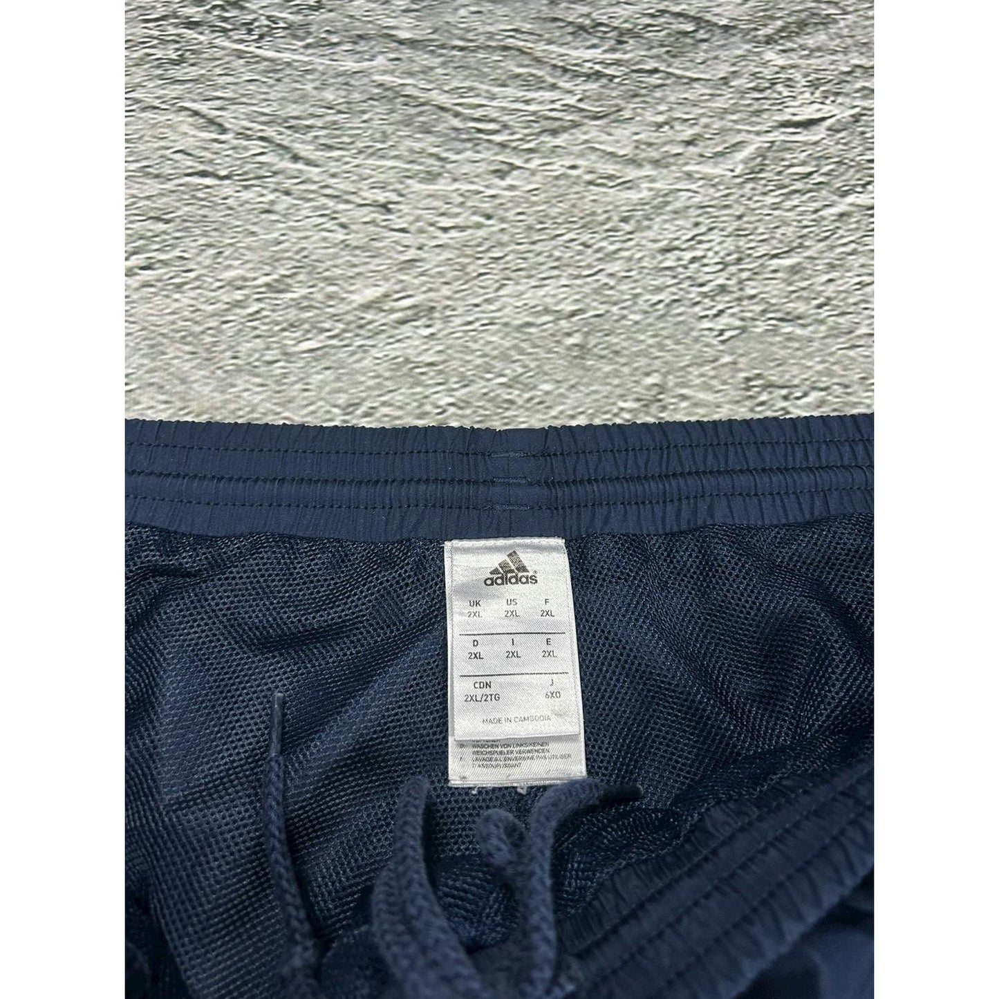 Adidas vintage navy blue track pants small logo 2000s