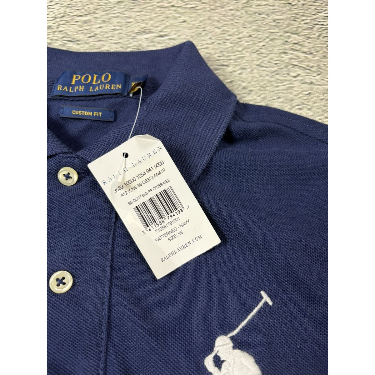 Chief Keef Polo Ralph Lauren New York navy blue Polo T-shirt