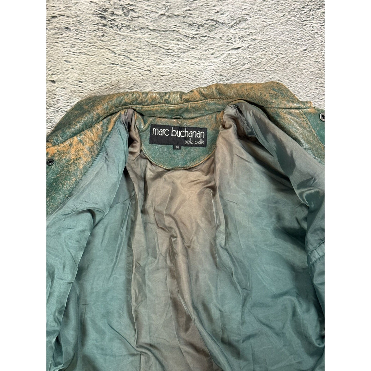 Pelle Pelle Marc Buchanan 80s leather jacket soda club