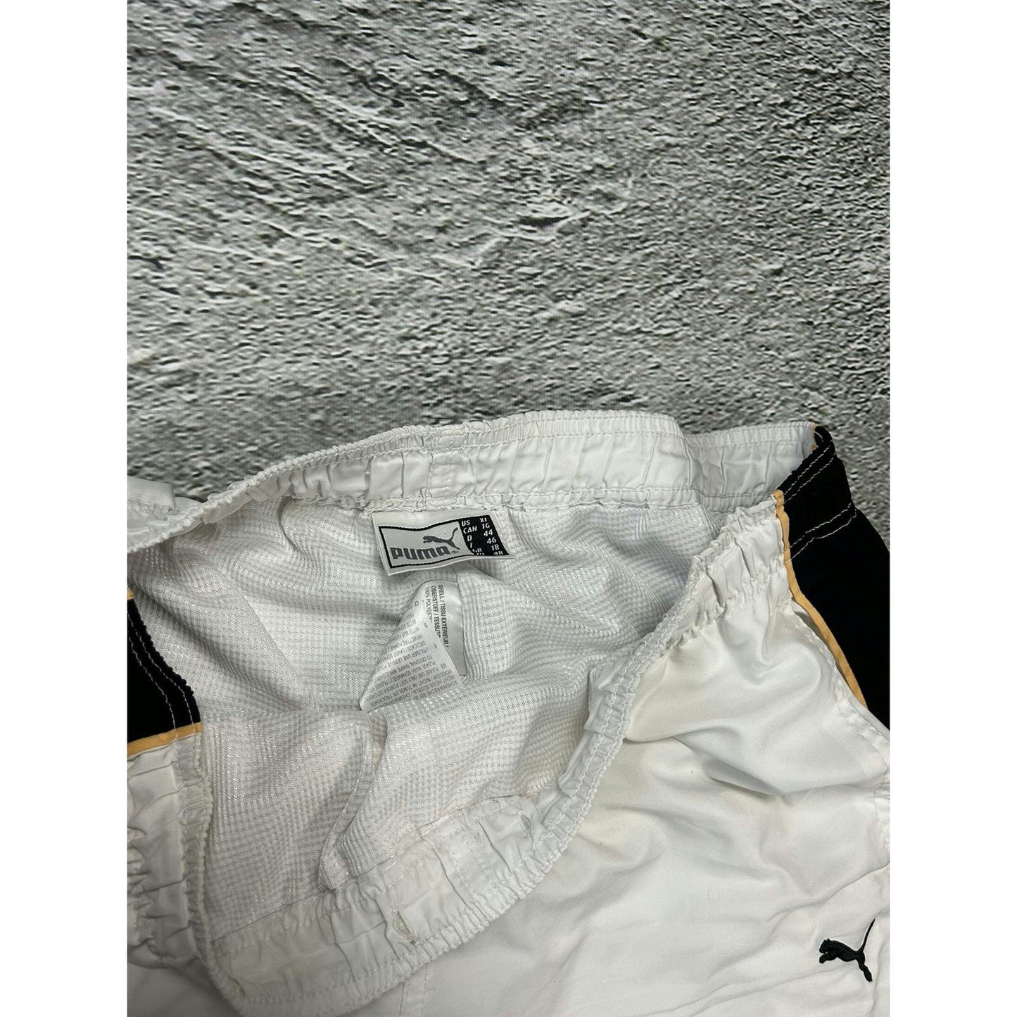 Puma tracksuit pants jacket vintage white Y2K drill