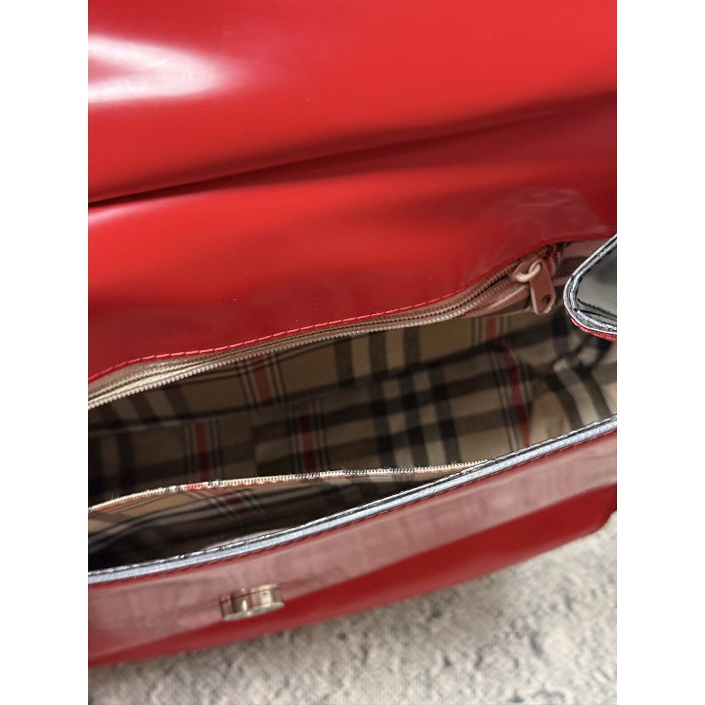Evisu Donna bag red big logo seagull vintage