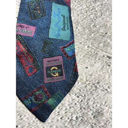 Jean Paul Gaultier tie silk vintage avant garde