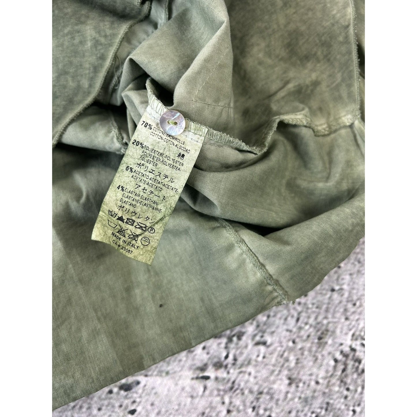 Elisa Cavaletti vintage Blouse shirt avant garde green