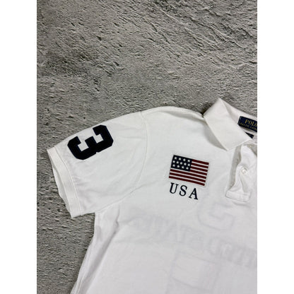 Chief Keef Polo Ralph Lauren white USA polo T-shirt