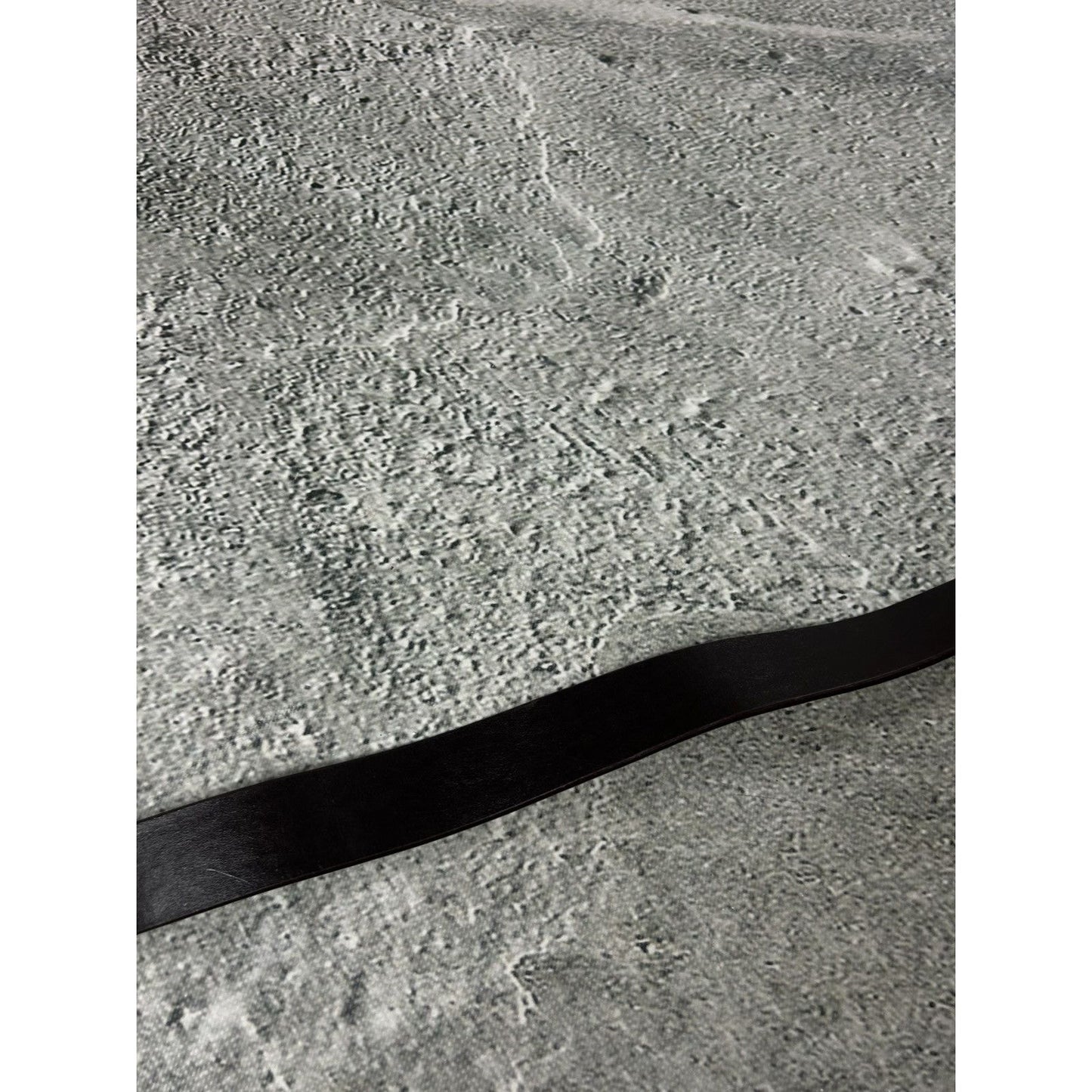 Pelle Pelle belt leather big buckle gold rhinestones Y2K