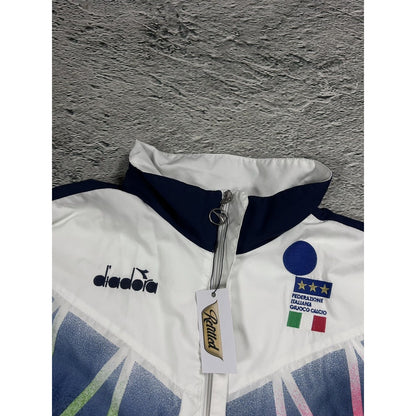 Diadora Italy vintage Track Jacket white 90s