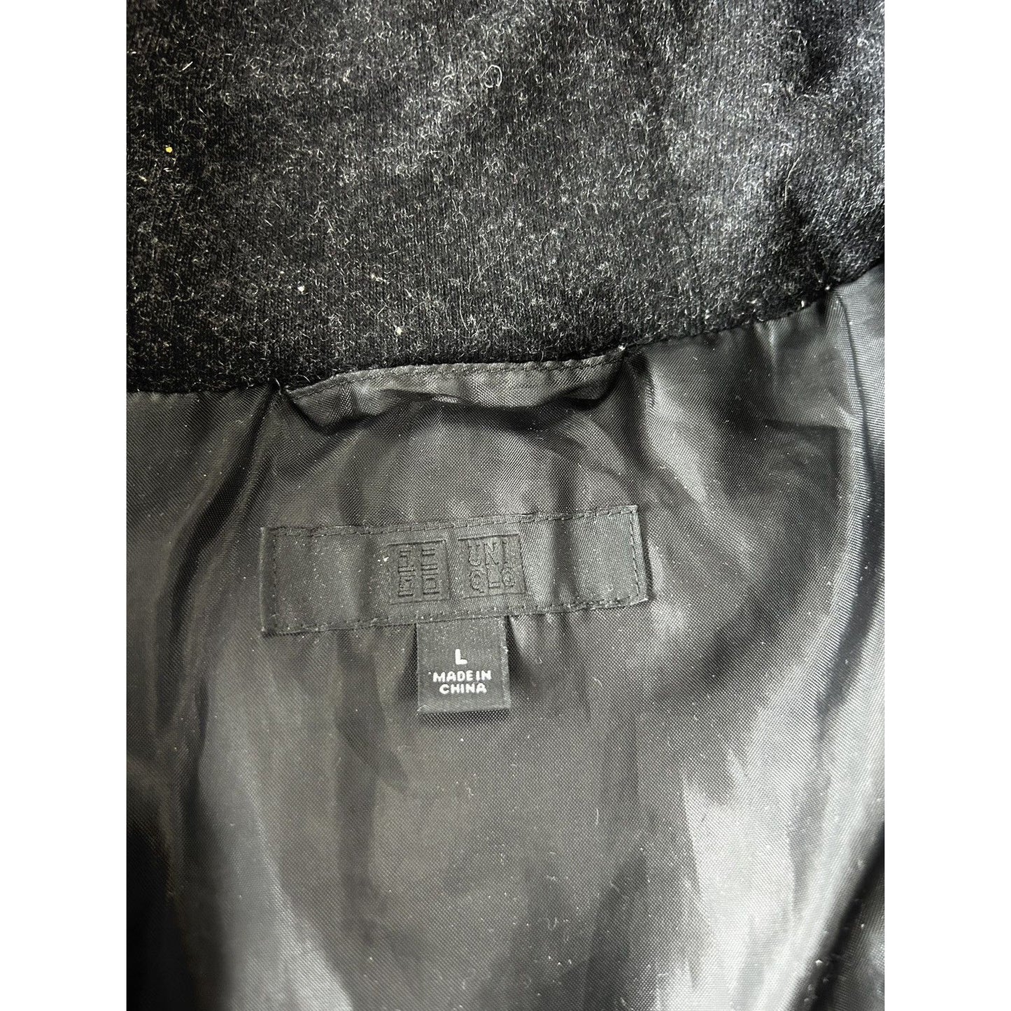 Uniqlo Puffer Jacket Hooded dark grey down