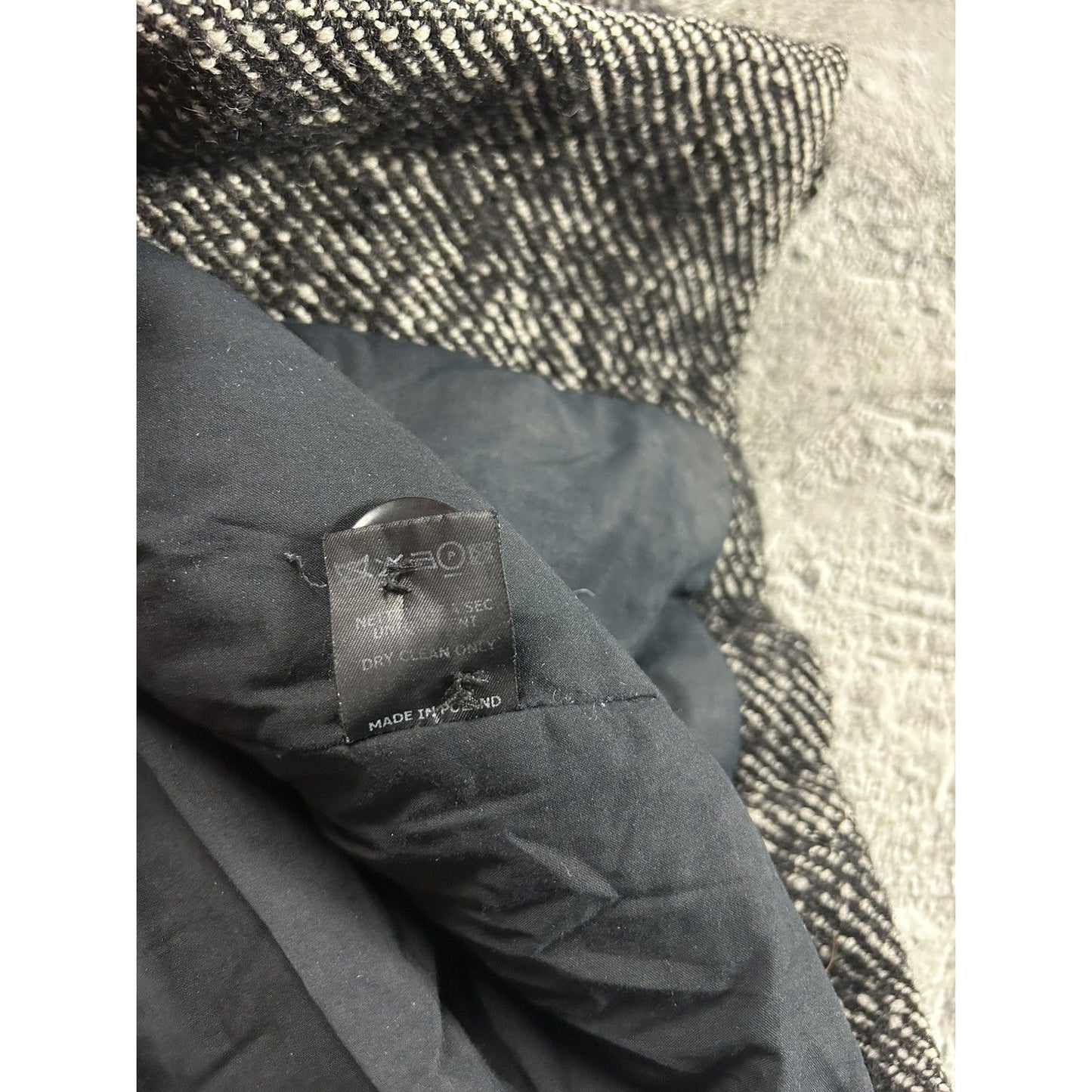 Isabel Marant Etoile wool coat tweed oversized