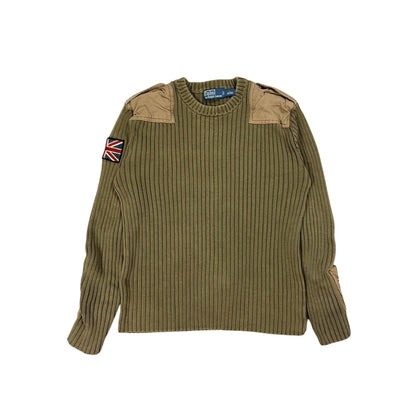 Polo Ralph Lauren vintage sweater USA flag military cargo