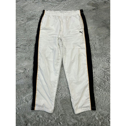 Puma tracksuit pants jacket vintage white Y2K drill