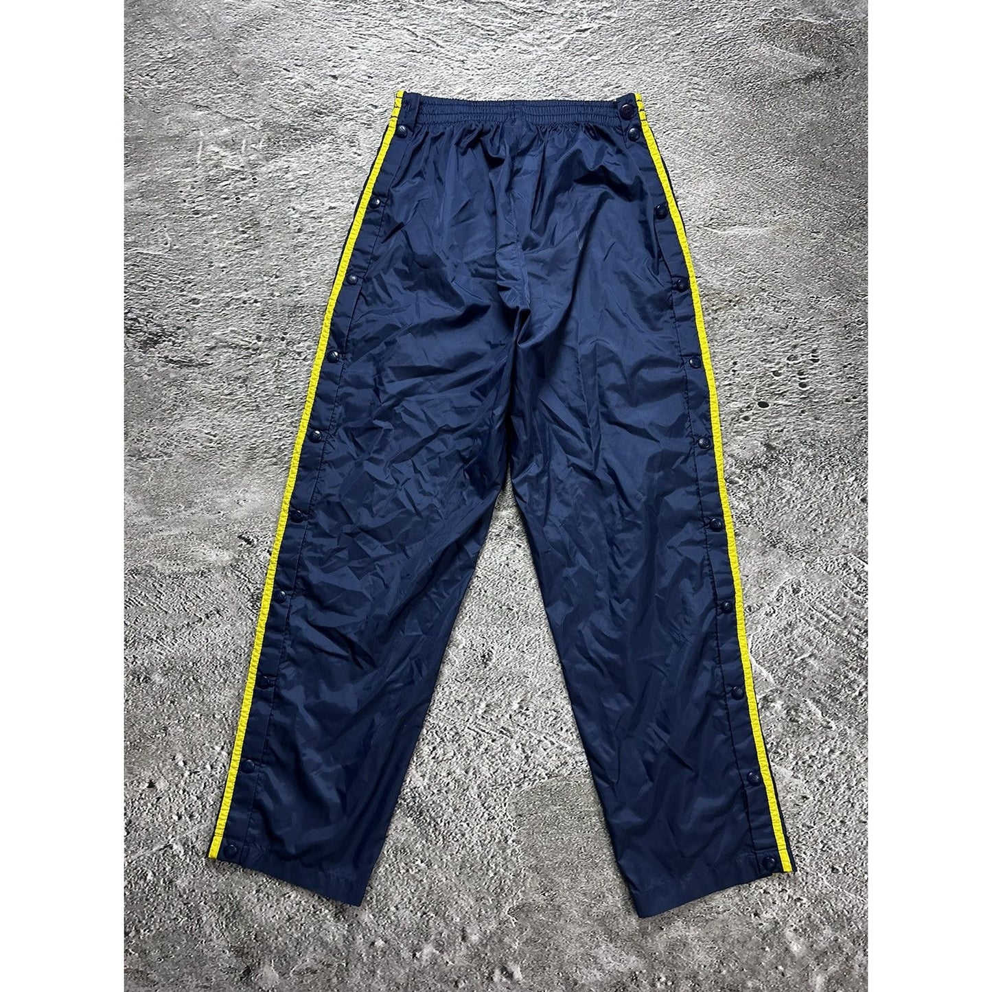 Adidas vintage Navy nylon track pants 2000s