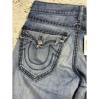 True Religion jeans vintage denim pants straight distressed