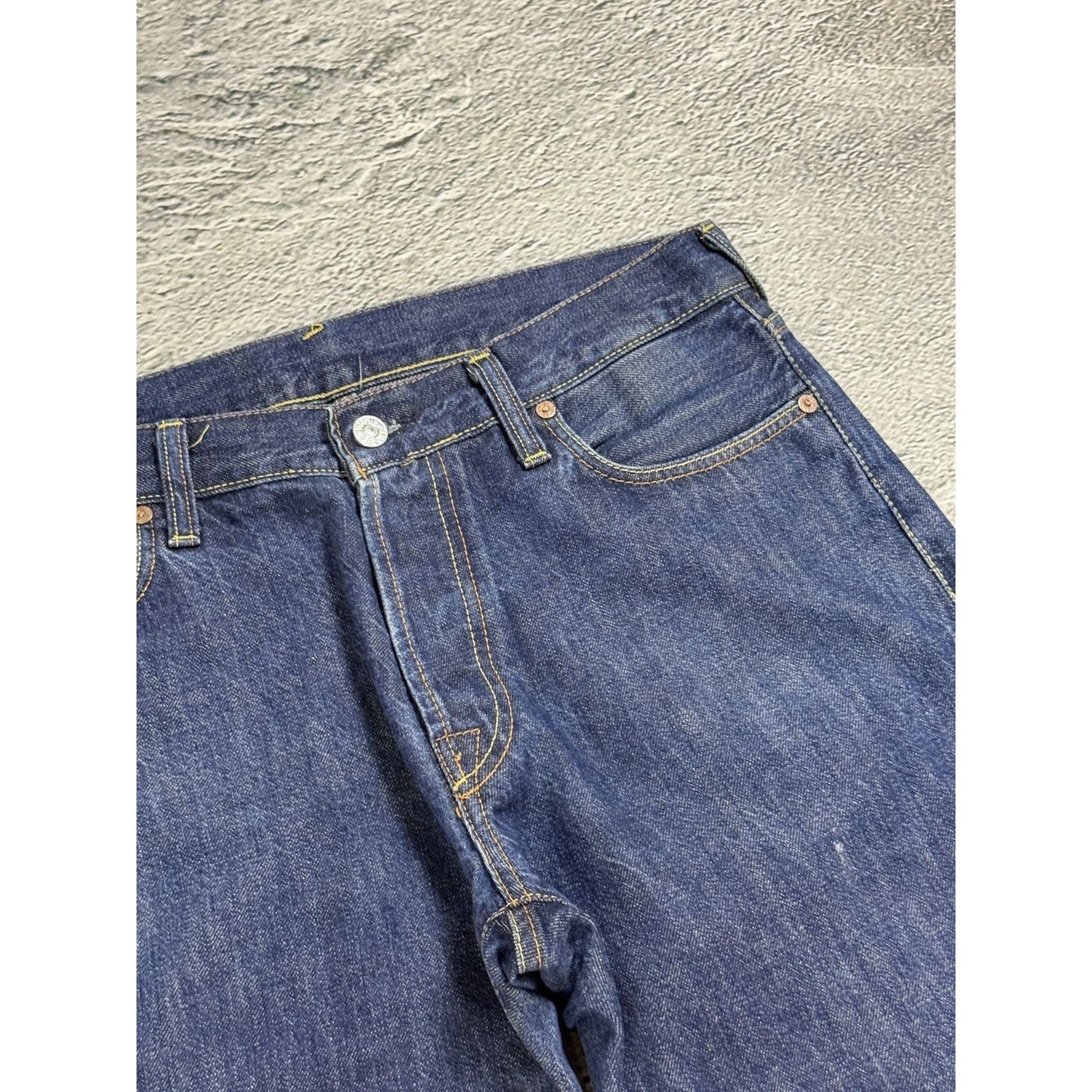 Evisu jeans vintage embroidery seagull logo selvedge