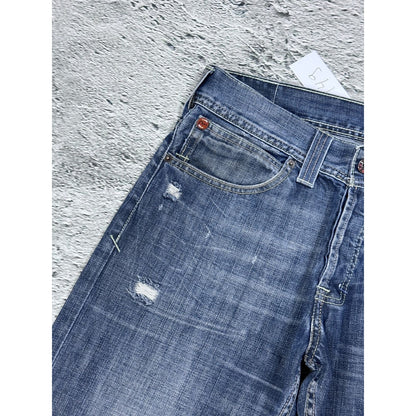 Evisu x Puma vintage navy jeans mint seagulls