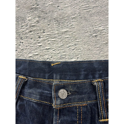Evisu jeans daicock big logo red selvedge denim