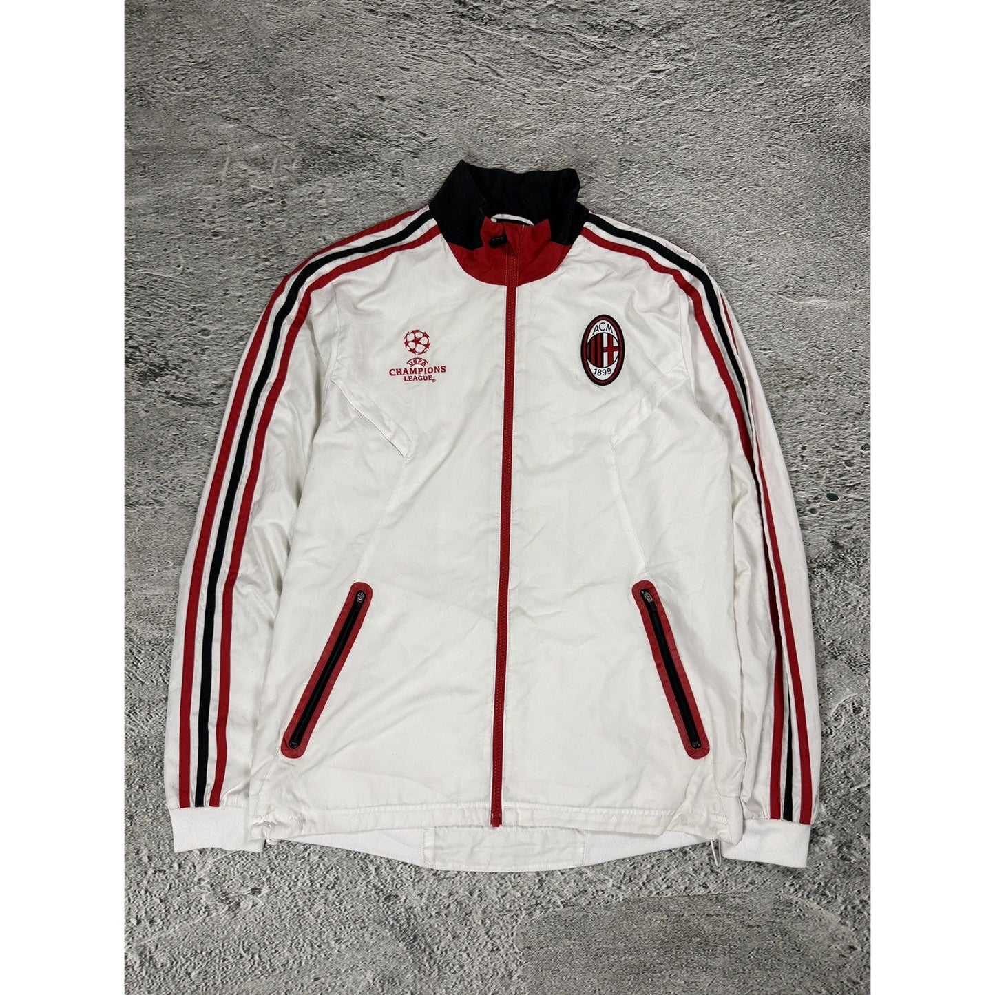 AC Milan Adidas tracksuit white Champions League