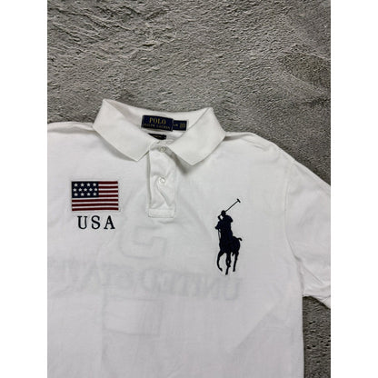 Chief Keef Polo Ralph Lauren white USA polo T-shirt