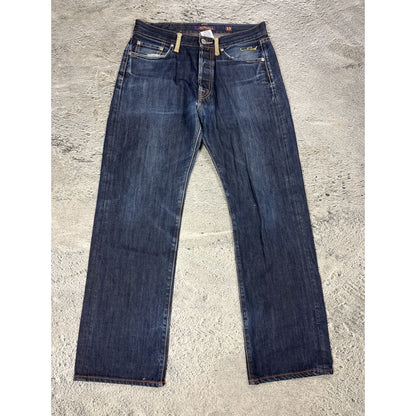 Ed Hardy vintage jeans skull embroidered big logo pants