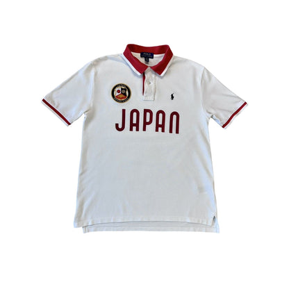 Chief Keef Polo Ralph Lauren Japan white red polo small pony