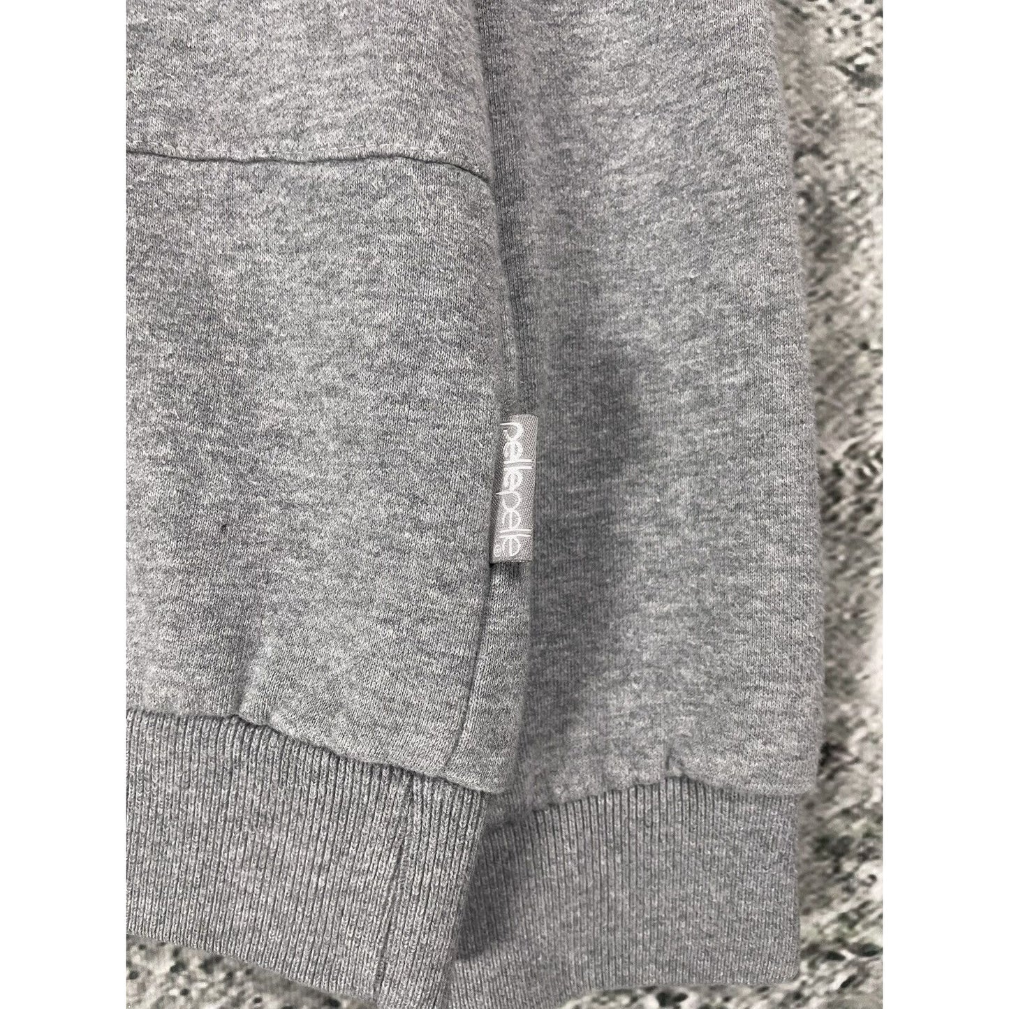Pelle Pelle sweatshirt big logo 90s beige grey crewneck