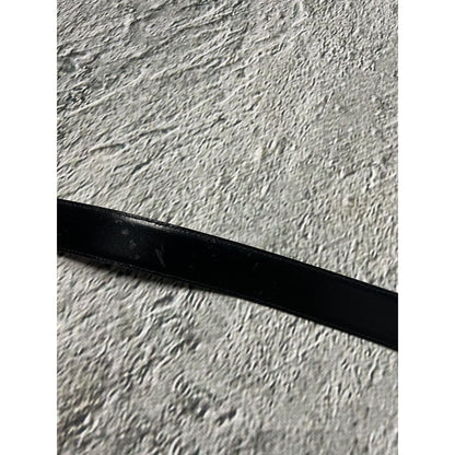Balenciaga Leather Belt black BB