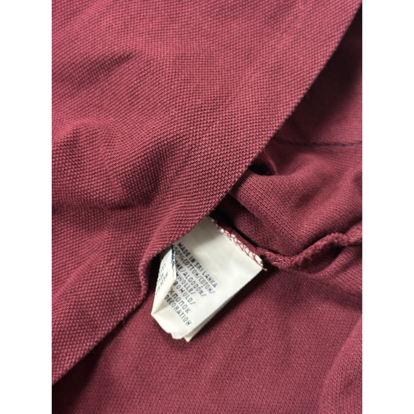 Chief Keef Polo Ralph Lauren T-shirt burgundy red