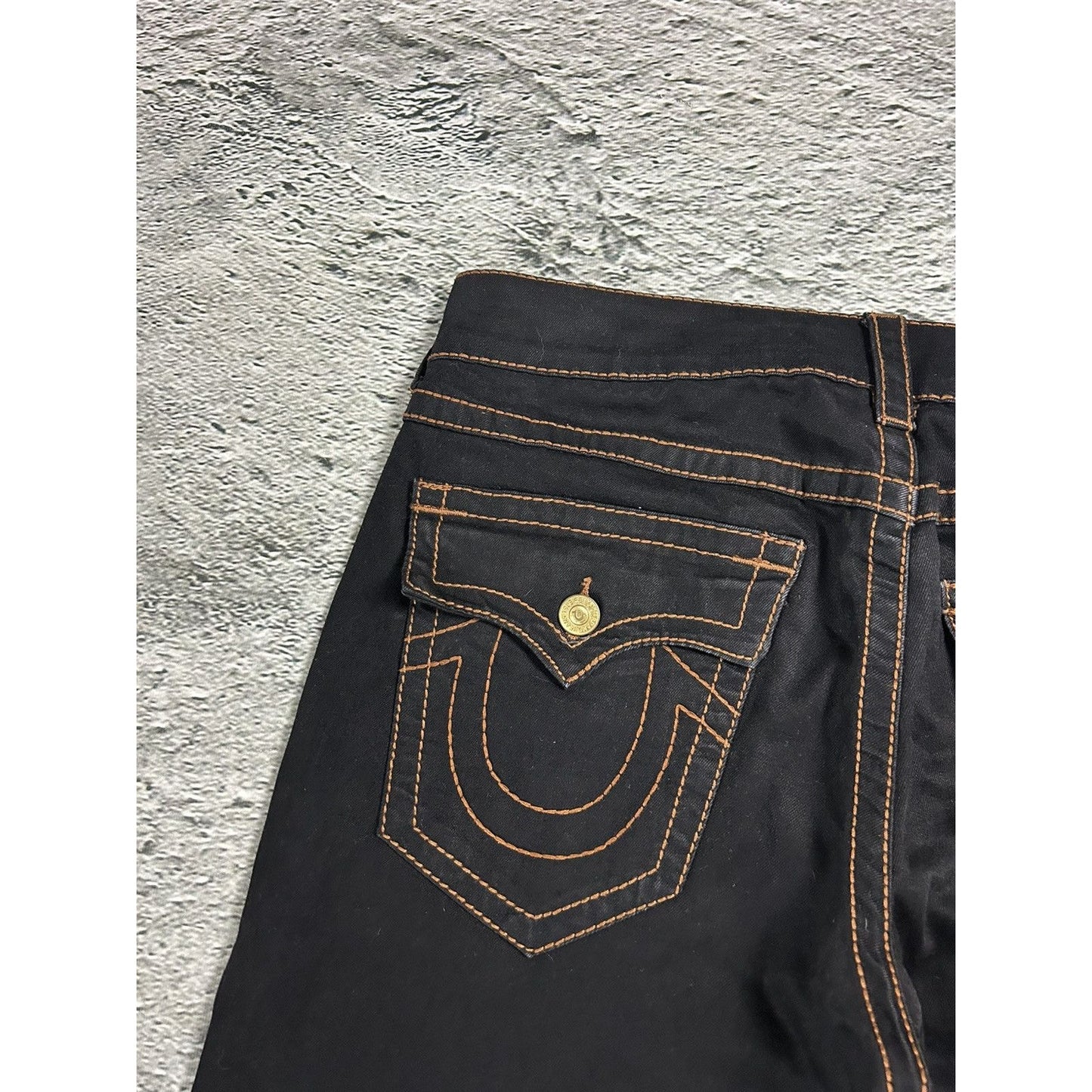 True Religion vintage black jeans denim pants Y2K Ricky