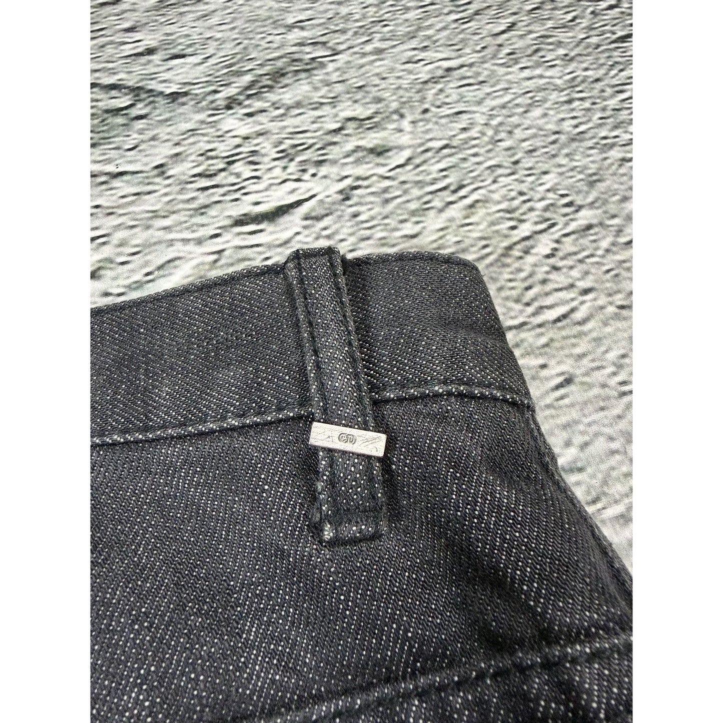 Dior Jeans Raw denim gray sevedge Hedi Siimane