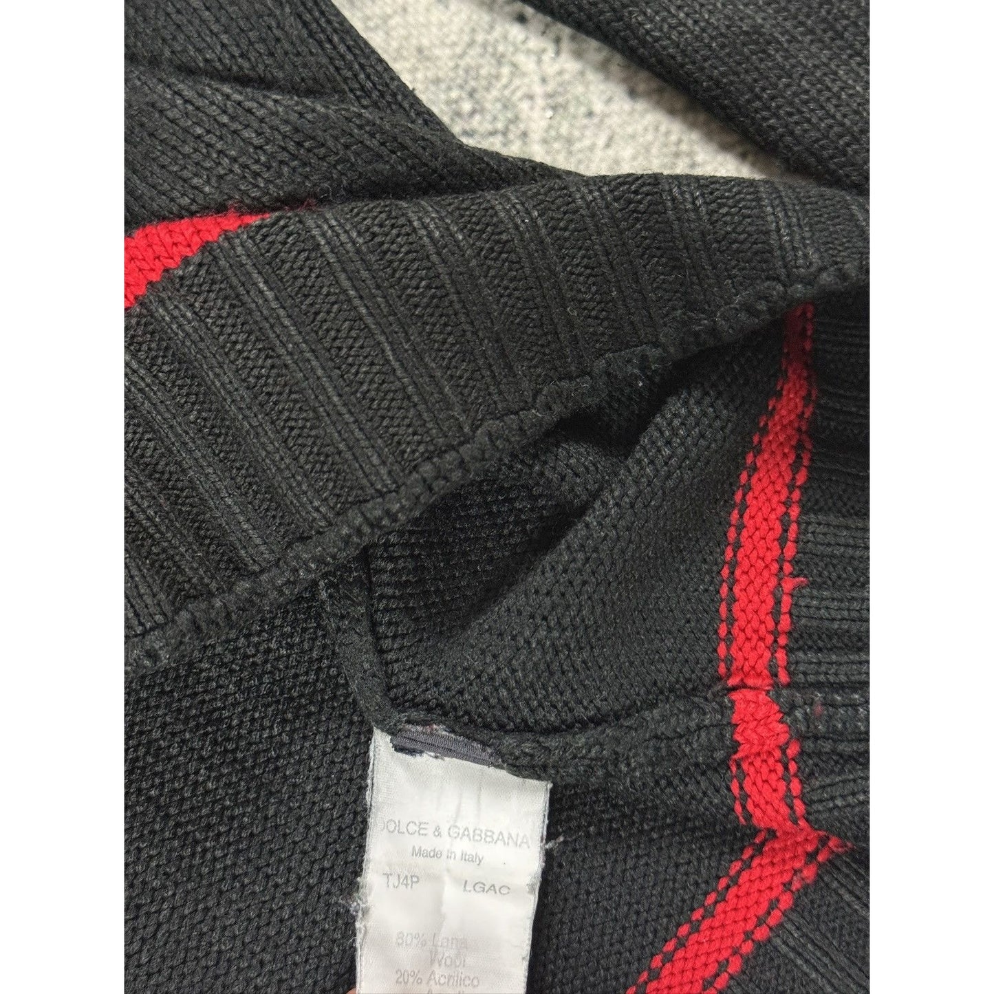 Dolce & Gabbana vintage sweater turtleneck big logo knit SKI