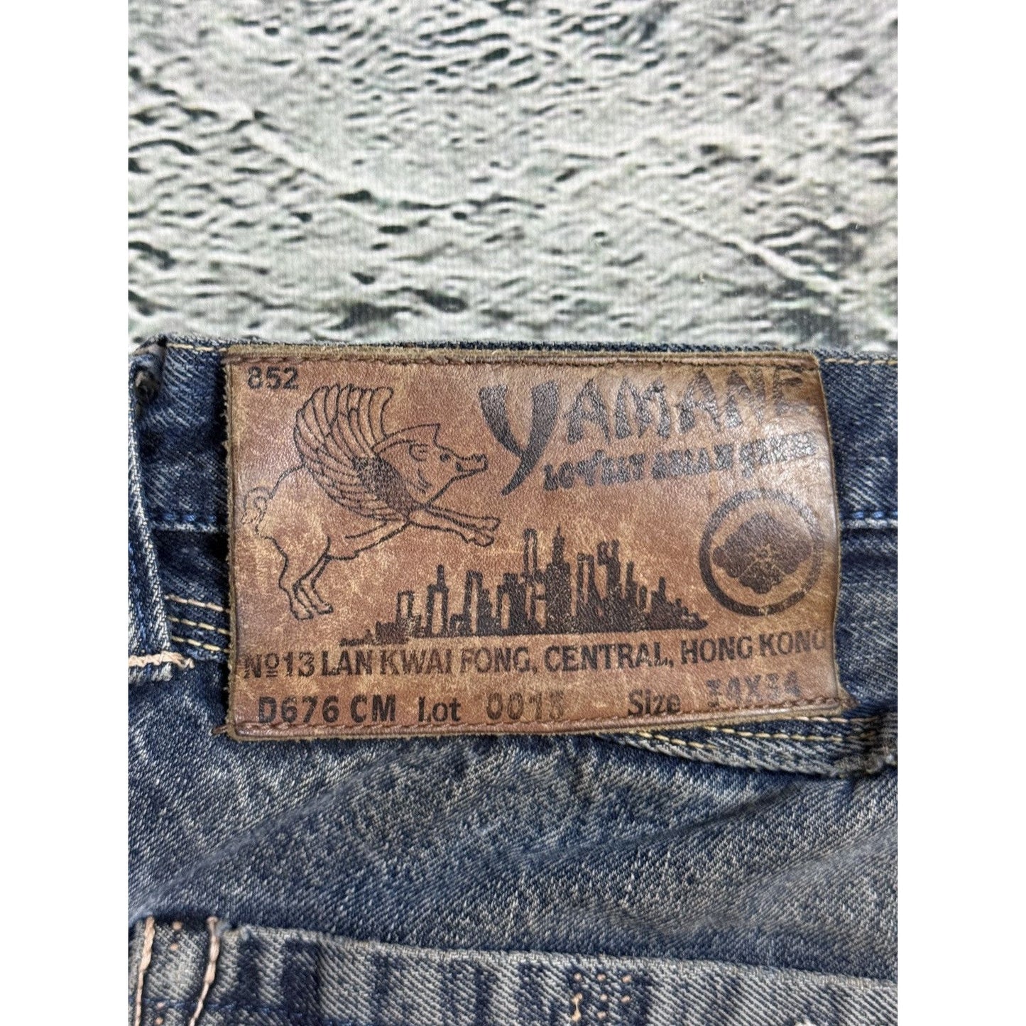 Evisu Yamane jeans vintage Japanese selvedge denim pants