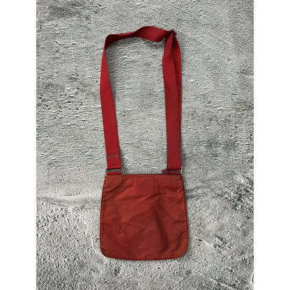 Prada red shoulder bag nylon mini