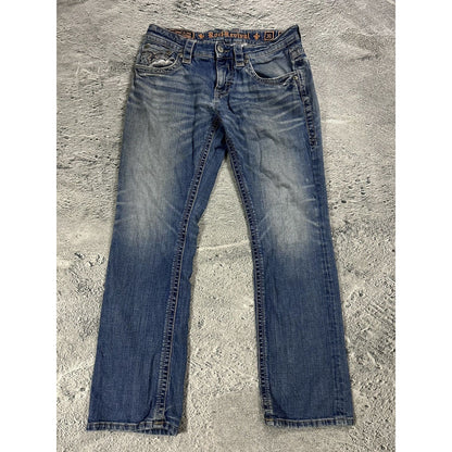 Rock Revival vintage blue jeans Y2K flared Tapy