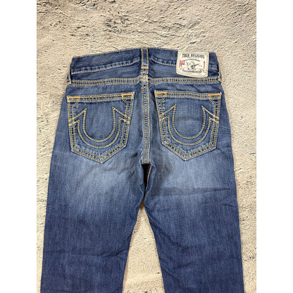 True Religion jeans gold stitching Y2K Geno Big QT