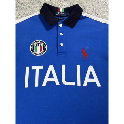Chief Keef Polo Ralph Lauren Italia vintage blue polo shirt