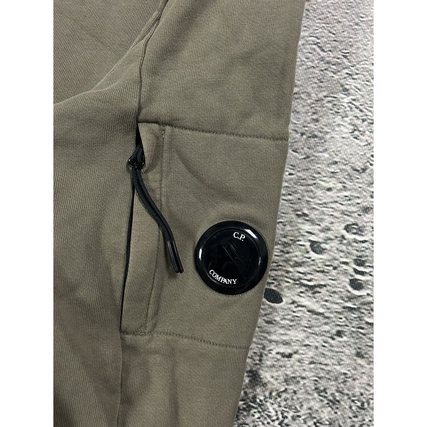 C.P. Company sweatshirt with lens khaki