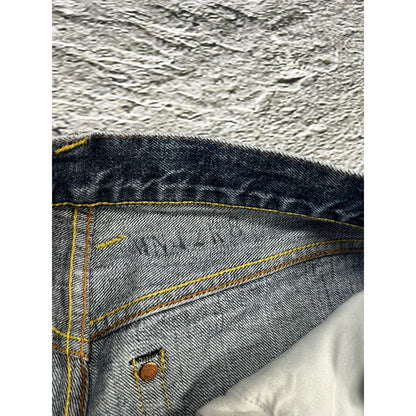 Evisu jeans denim blue white seagulls selvedge vintage