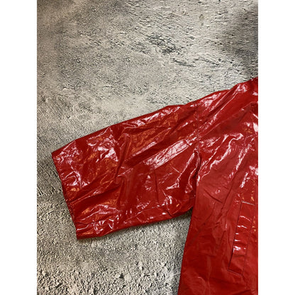 Prada jacket red raincoat 2008