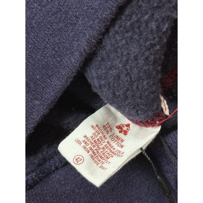 Evisu sweatshirt vintage navy big logo spell out white