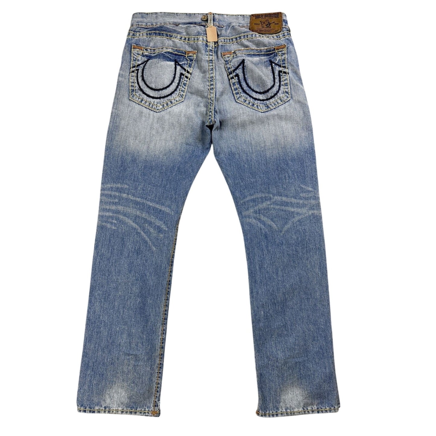 True Religion blue jeans Y2K Geno vintage thick stitching