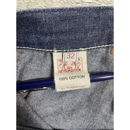 Evisu jeans vintage inside out selvedge white red