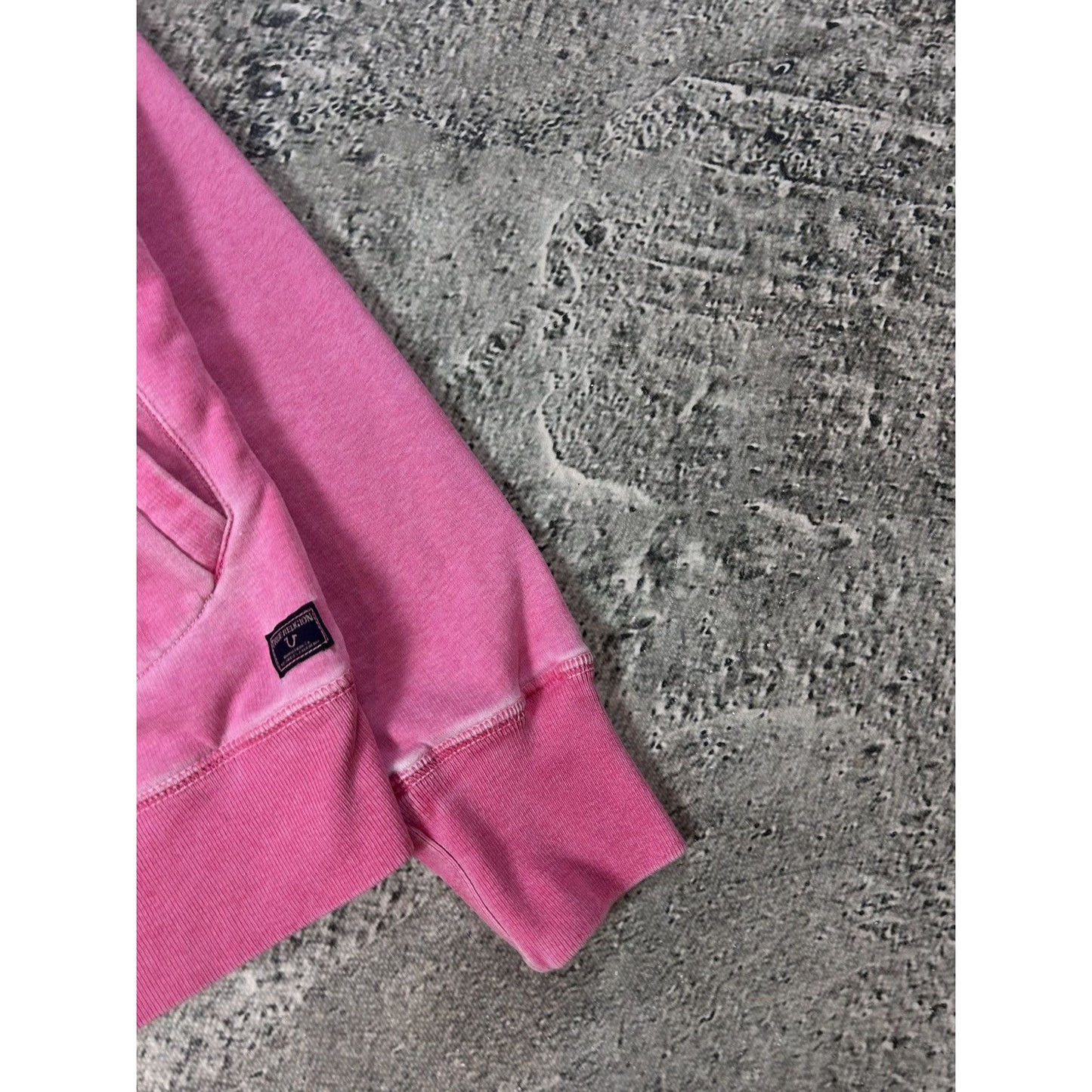 True Religion zip hoodie pink rhinestones Y2K