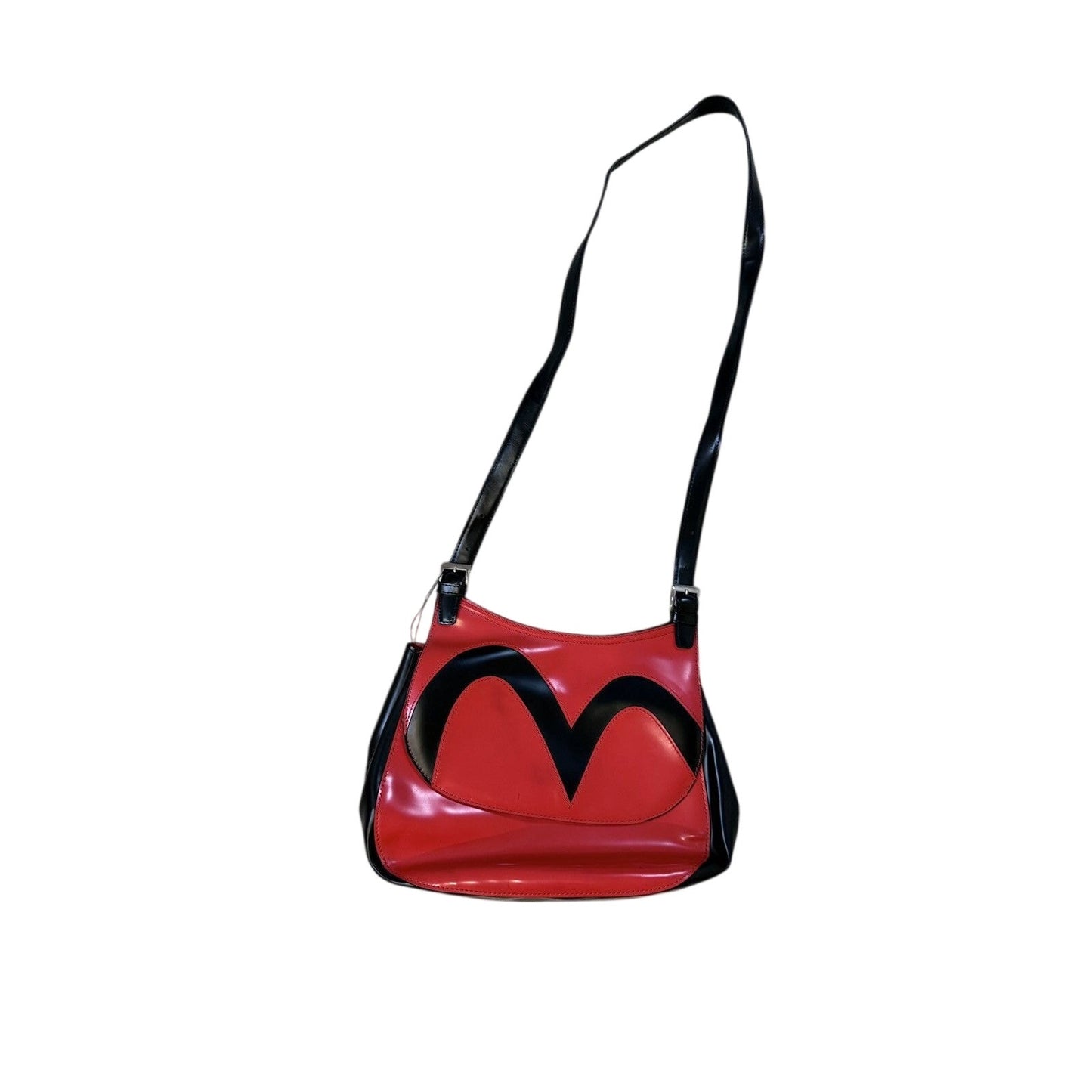 Evisu Donna bag red big logo seagull vintage