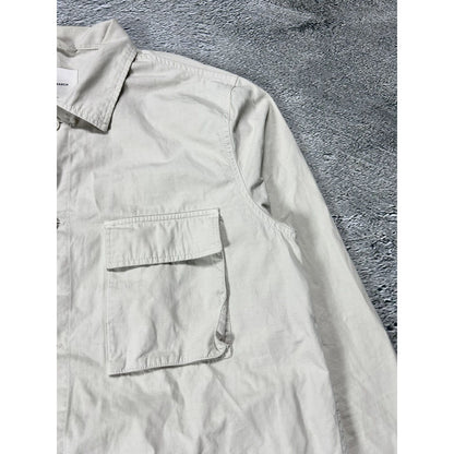 A Day's March military style cotton jacket beige