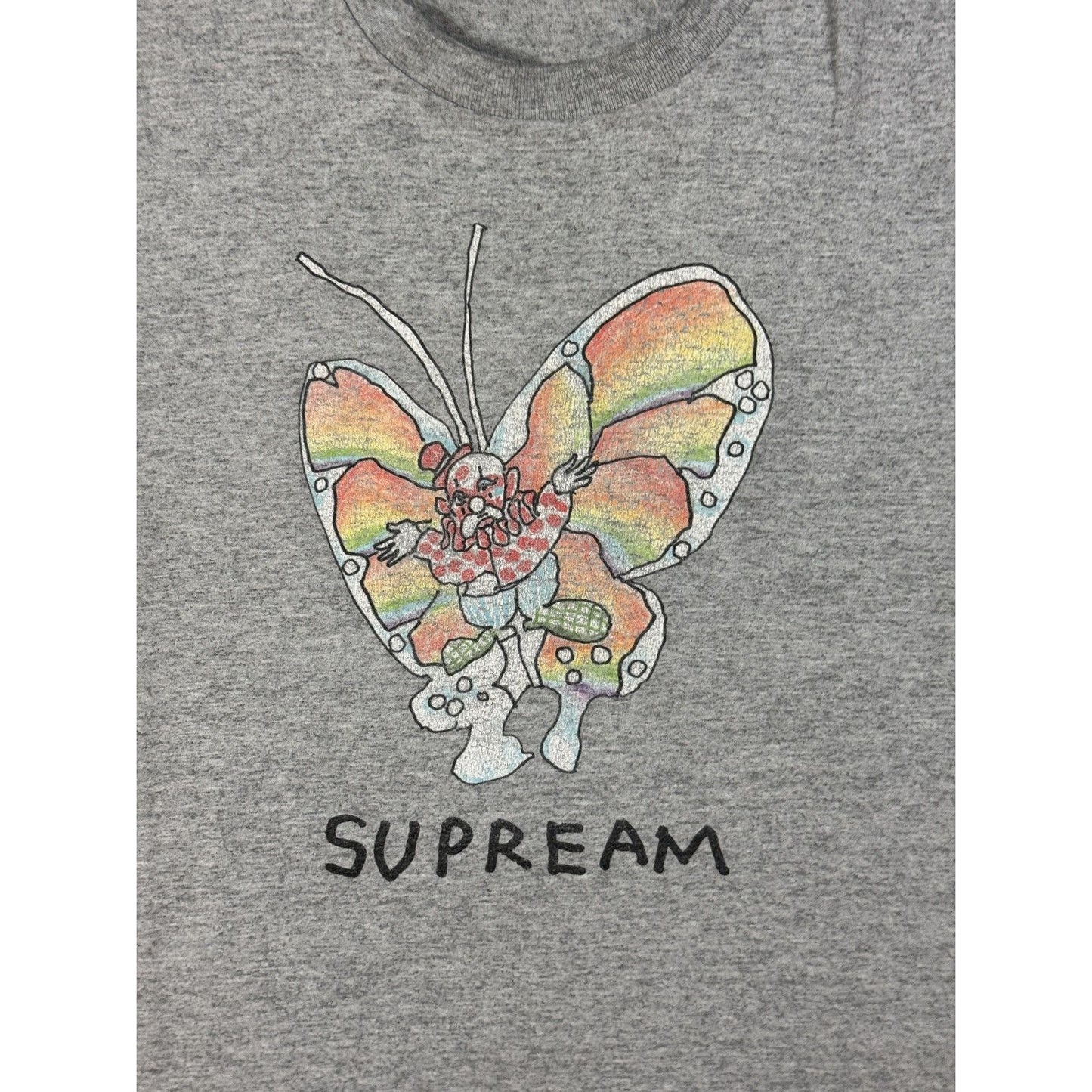 Supreme t-shirt grey Gonz Tee Butterfly Supream SS16