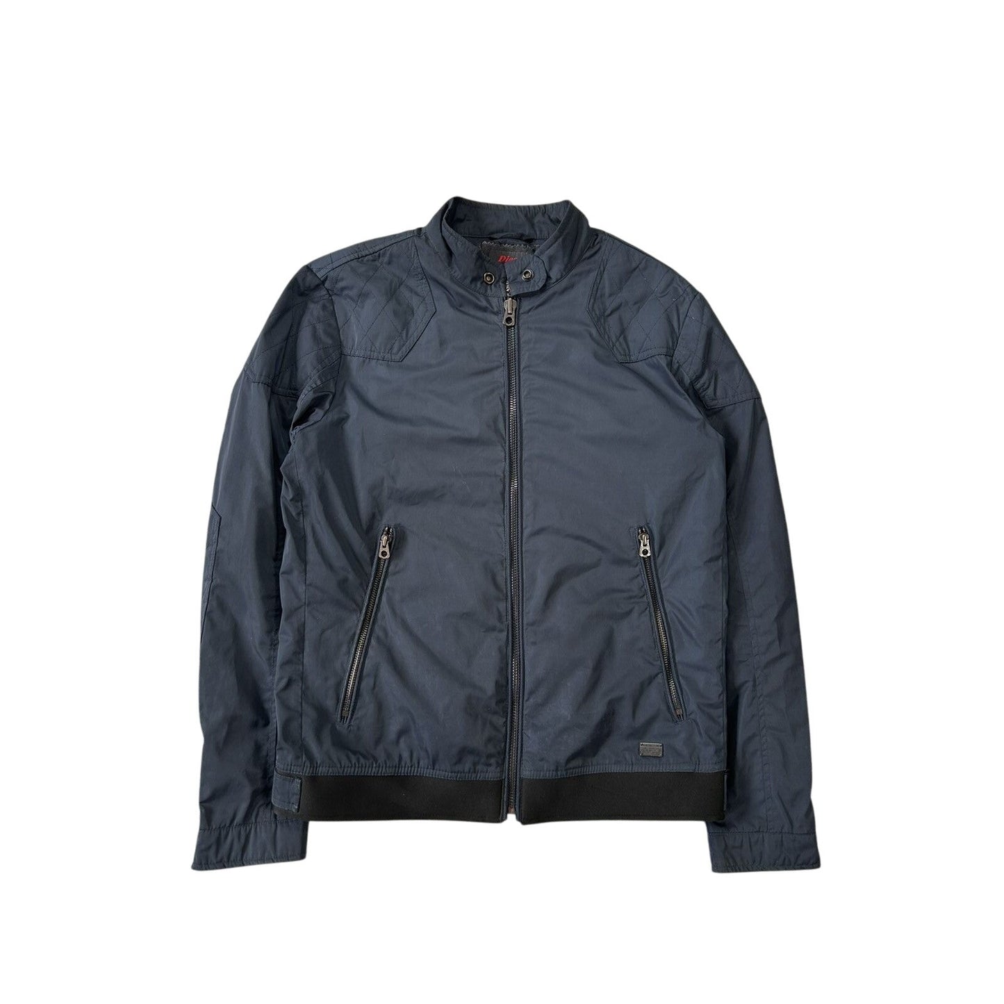 Diesel nylon jacket navy blue bomber vintage Y2K
