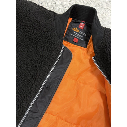 Alpha Industries sherpa bomber jacket