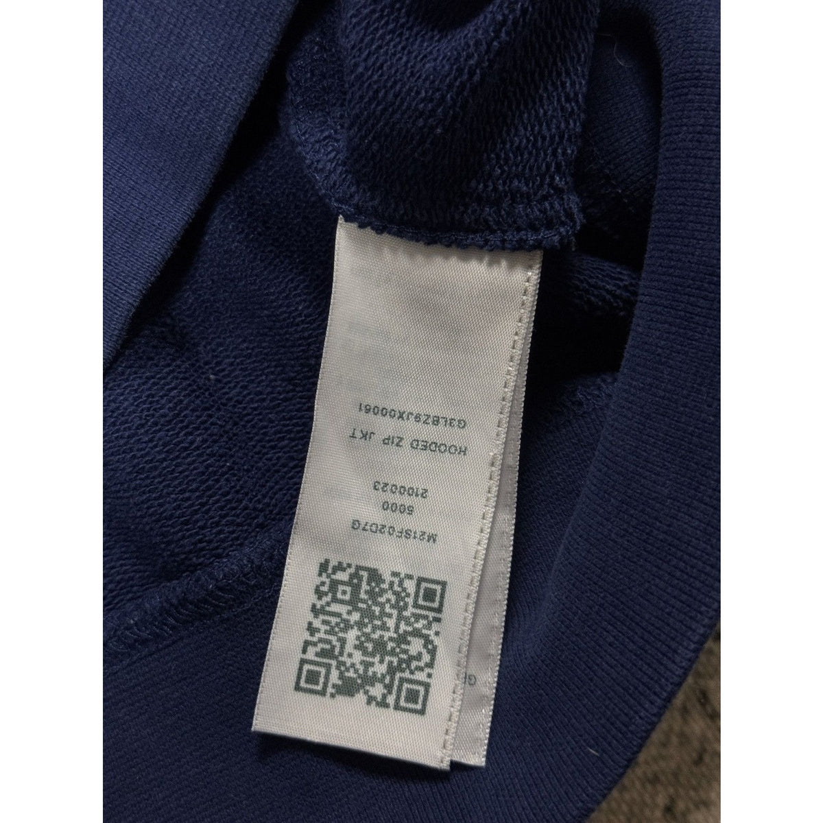 True Religion vintage Navy blue zip hoodie big logo