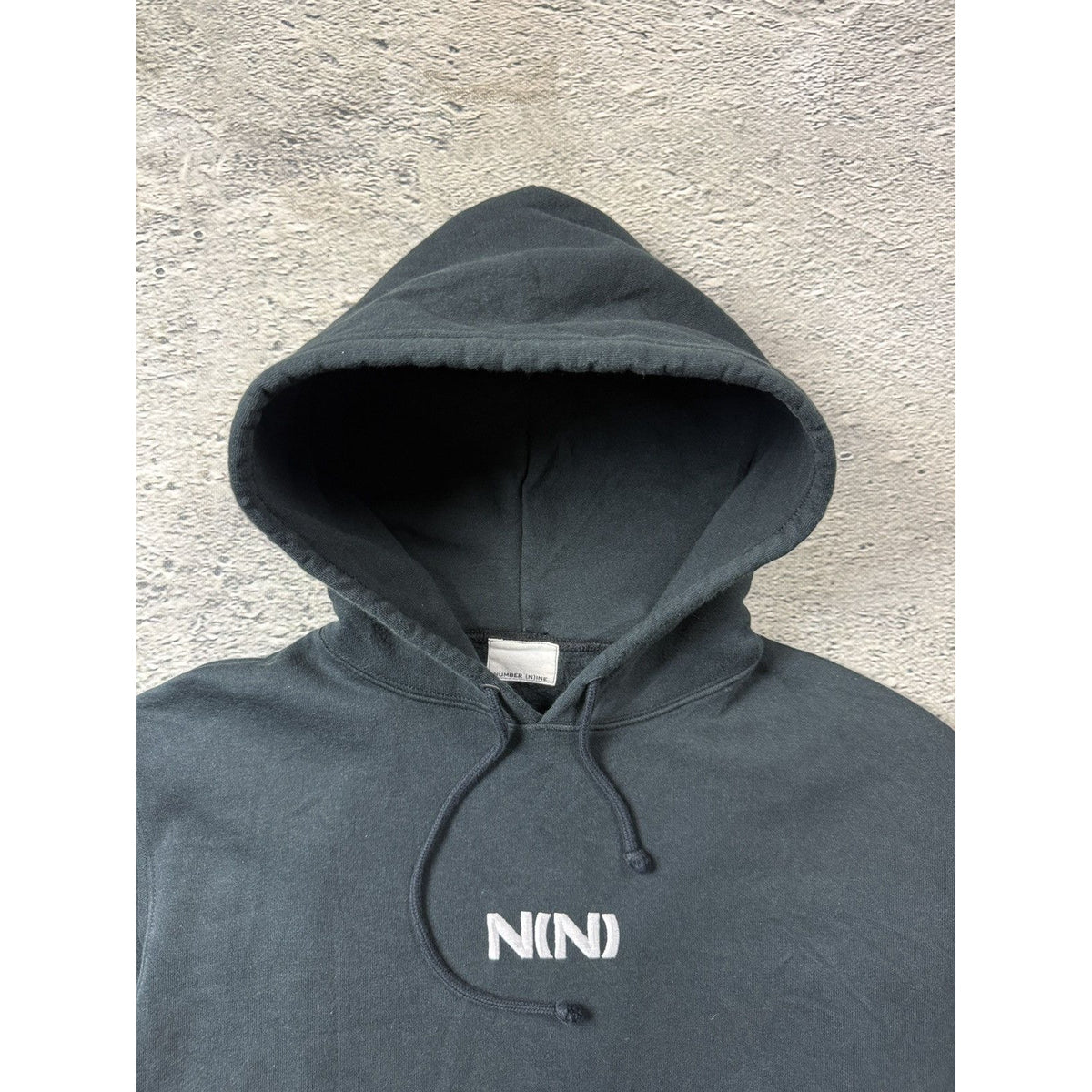 Number (N)ine NN Hoodie embroidery black archive