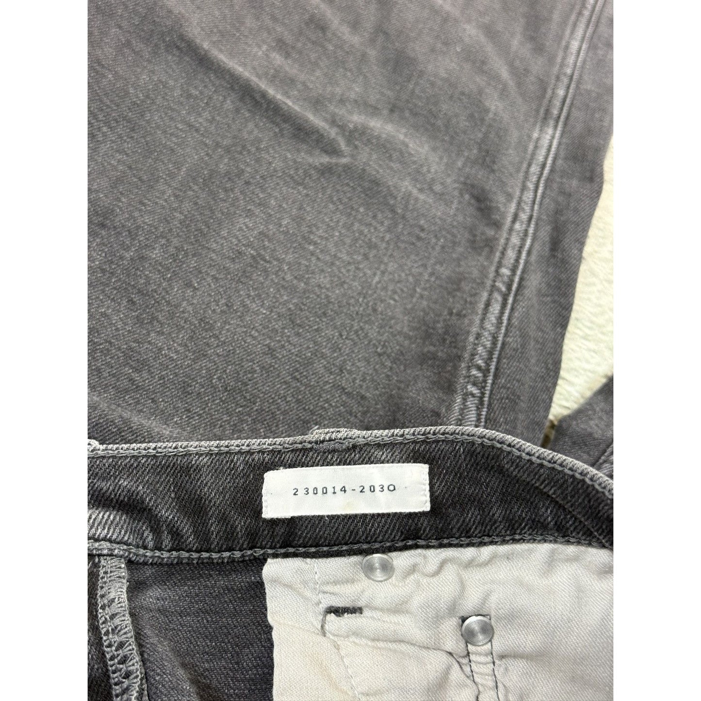Arket flared black washed jeans Y2K basic bootcut